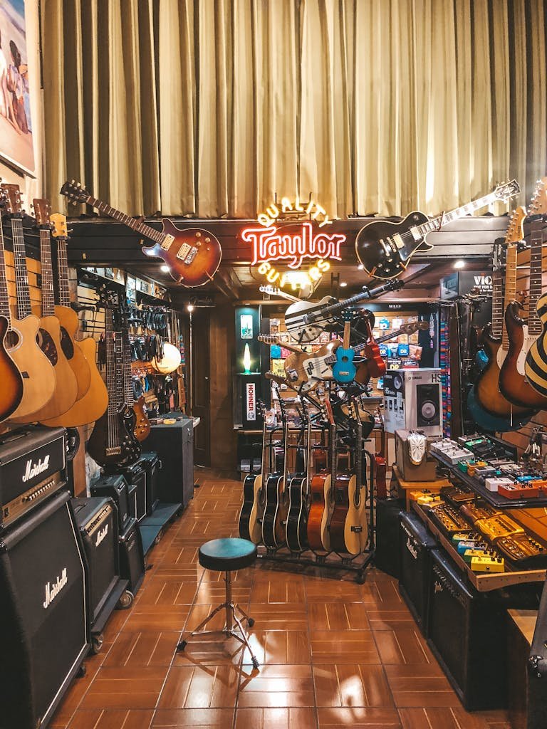Interior of a Music Store